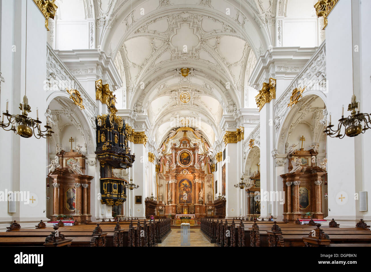 Chiesa di Sant Ignazio, Linz, Austria superiore, Austria, Europa Foto Stock