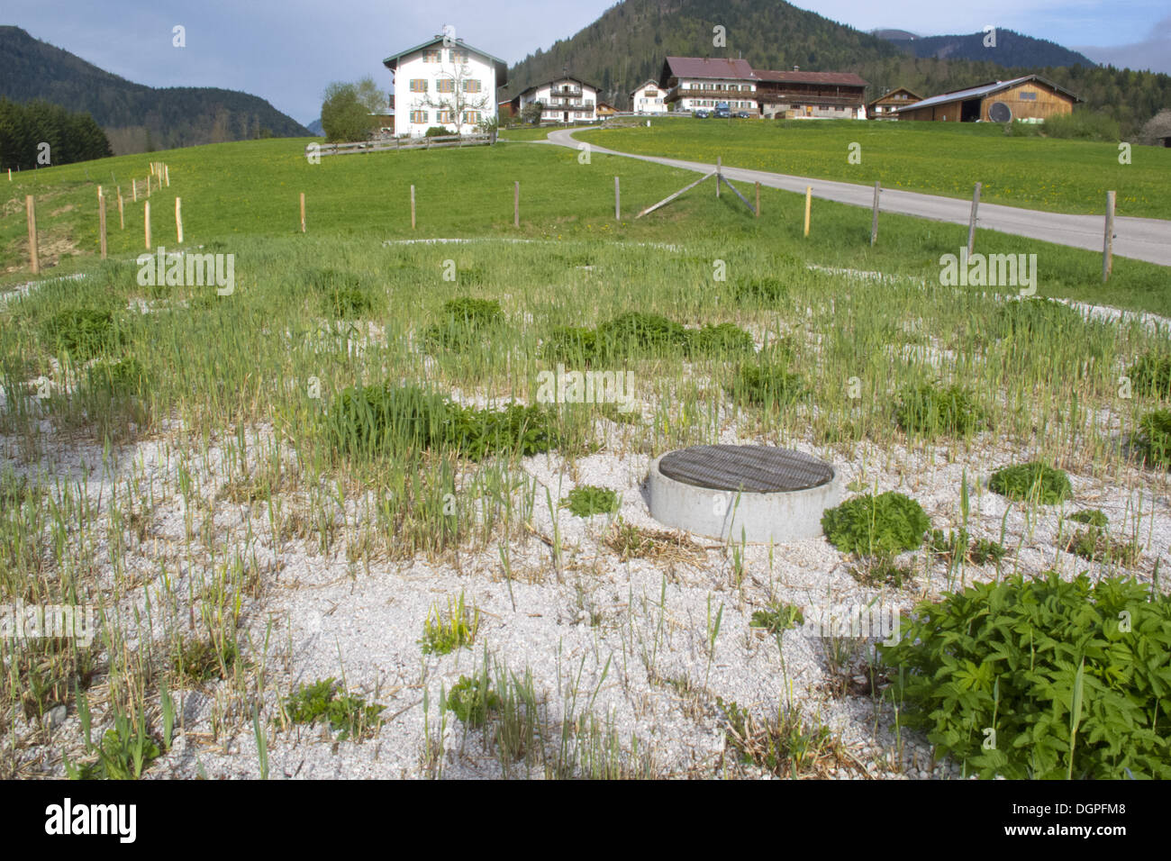 Depurazione Biologica a Casale in Baviera Foto Stock