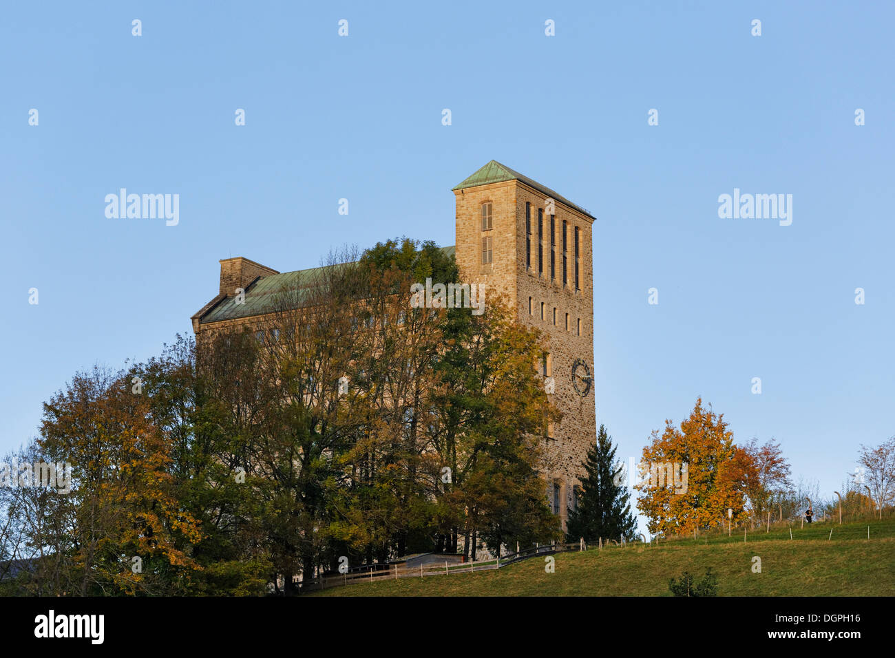 NS-castello di Ordensburg, Generaloberst-Beck-Kaserne caserma, a Sonthofen, Oberallgäu, Algovia, Svevia, Baviera, Germania Foto Stock