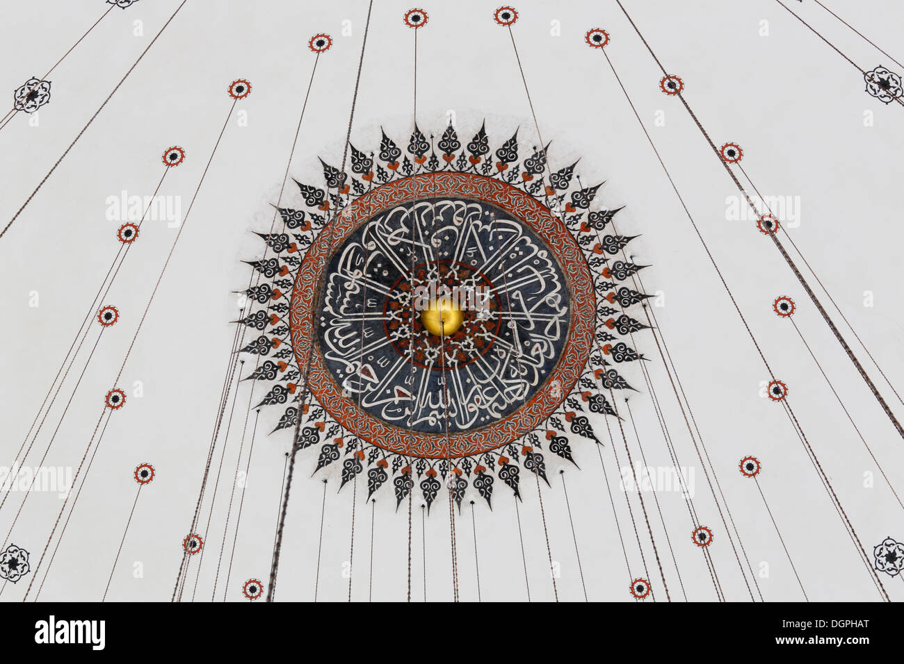 Dettaglio della cupola, Ruestem Pasha moschea, Istanbul, Turchia, Europa, Istanbul, Provincia di Istanbul, Turchia Foto Stock