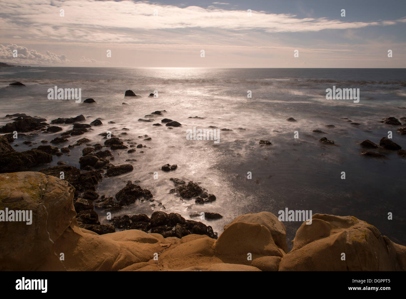 Vista mare, sale Point State Park, Jenner, California, Stati Uniti Foto Stock