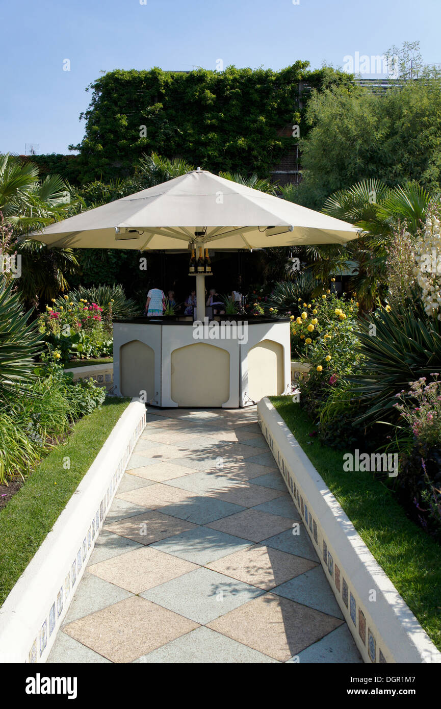 Tetto Kensington Gardens, Londra, Inghilterra Foto Stock