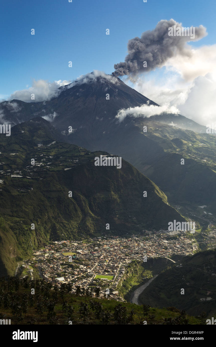 Banos de Agua Santa - desitnation popolare in Ecuador, Sud America Foto Stock