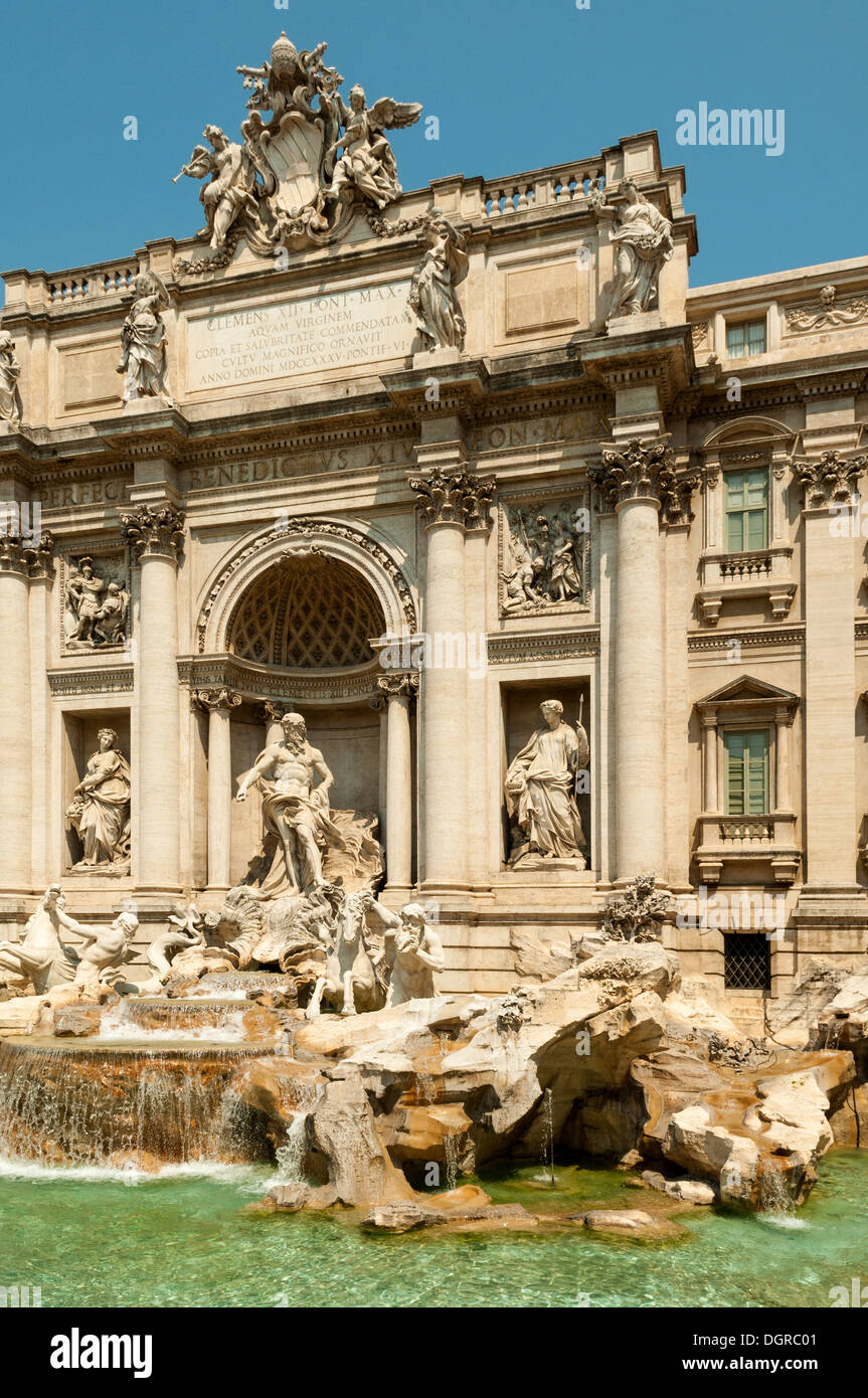 Fontana di Trevi, Roma, lazio, Italy Foto Stock