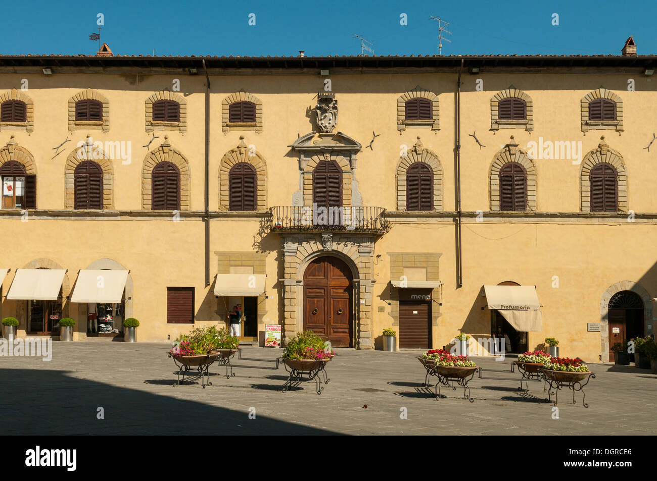 Piazza Torre di Berta, Sansepolcro, Toscana, Italia Foto Stock