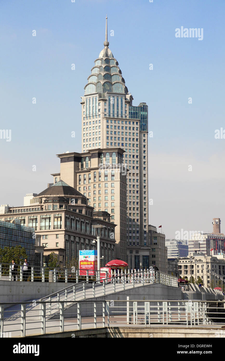 Architettura Art Deco a Shanghai in Cina Foto Stock