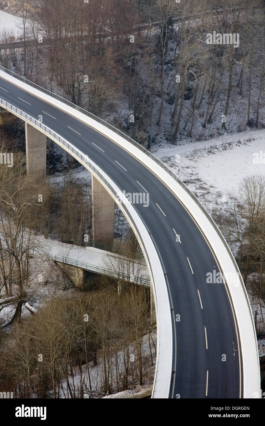 Valle del Danubio Road, Superiore Valle del Danubio, Sigmaringen distretto, Baden-Wuerttemberg Foto Stock