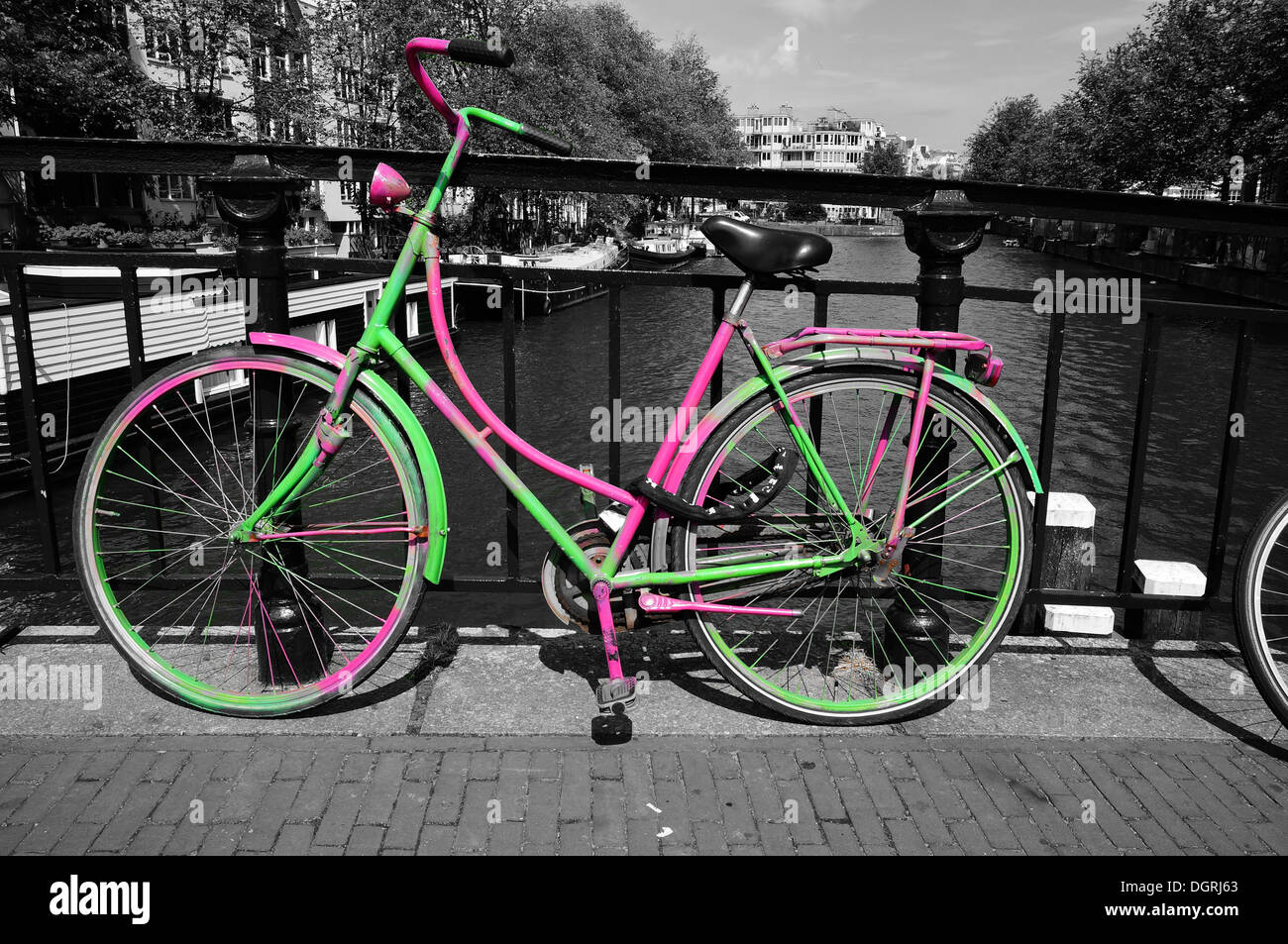 Paesi Bassi, Amsterdam, colorati roadster olandese Foto Stock