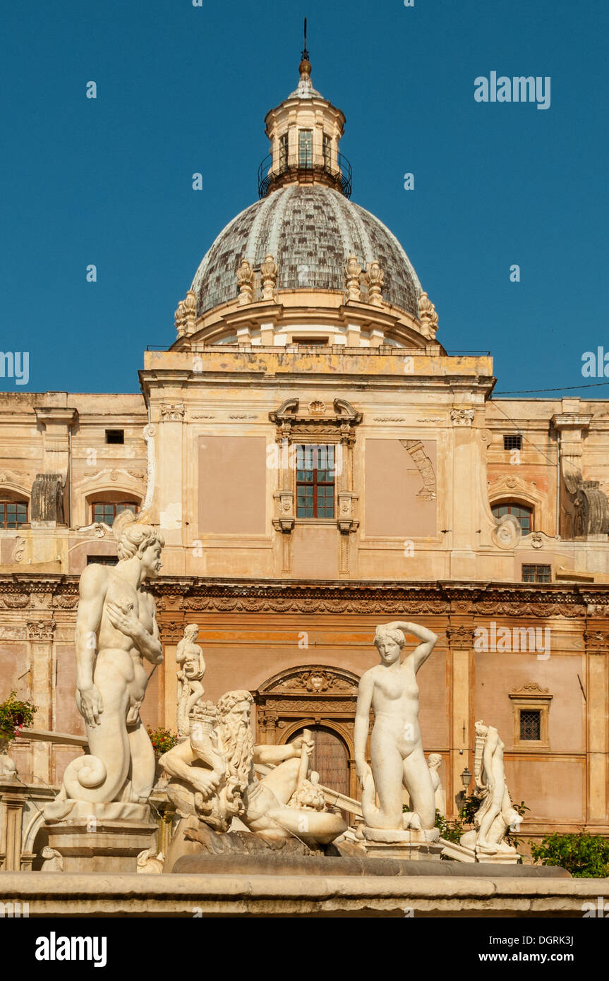 Chiesa di Santa Caterina, Palermo, Sicilia, Italia Foto Stock