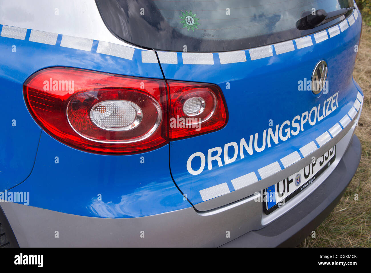 Veicolo dell'Ordnungspolizei, Polizia municipale Foto Stock
