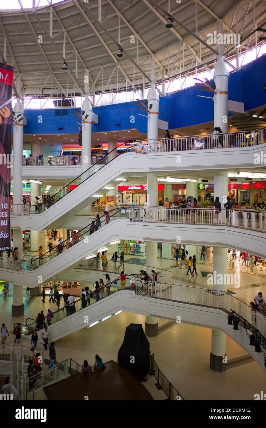 Ayala Center Cebu, un grande centro commerciale, Cebu, Filippine, Asia Foto Stock