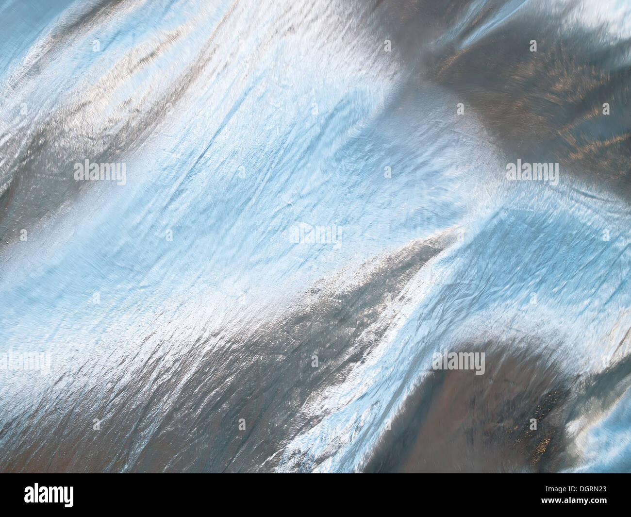 Abstract sfondo blu - superficie ondulata Foto Stock