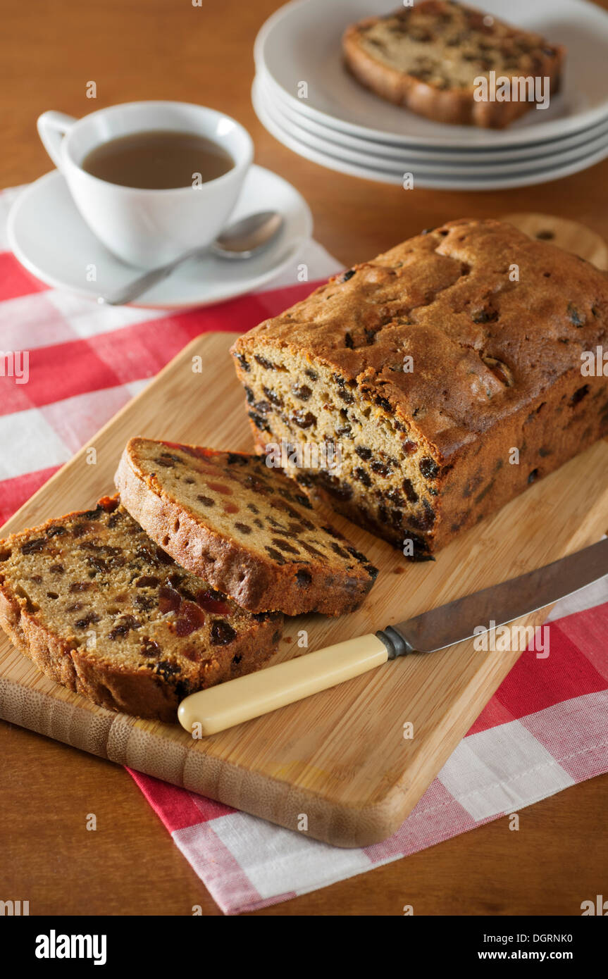 Inglese torta di frutta Foto Stock