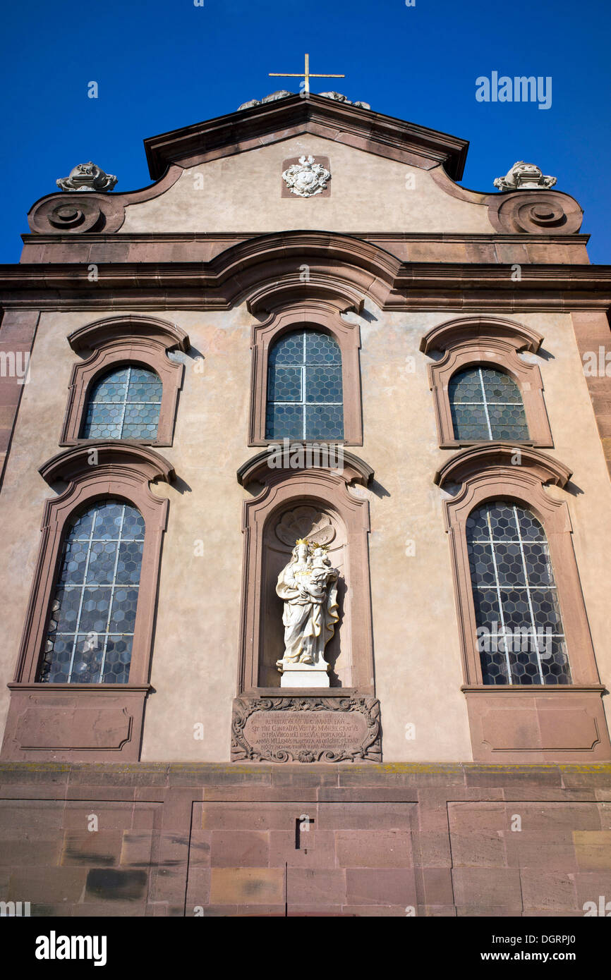 Parrocchia romano cattolica Chiesa di Johannesberg Priory, un ex priorato benedettino, Johannesberg, Fulda Hesse, Germania Foto Stock