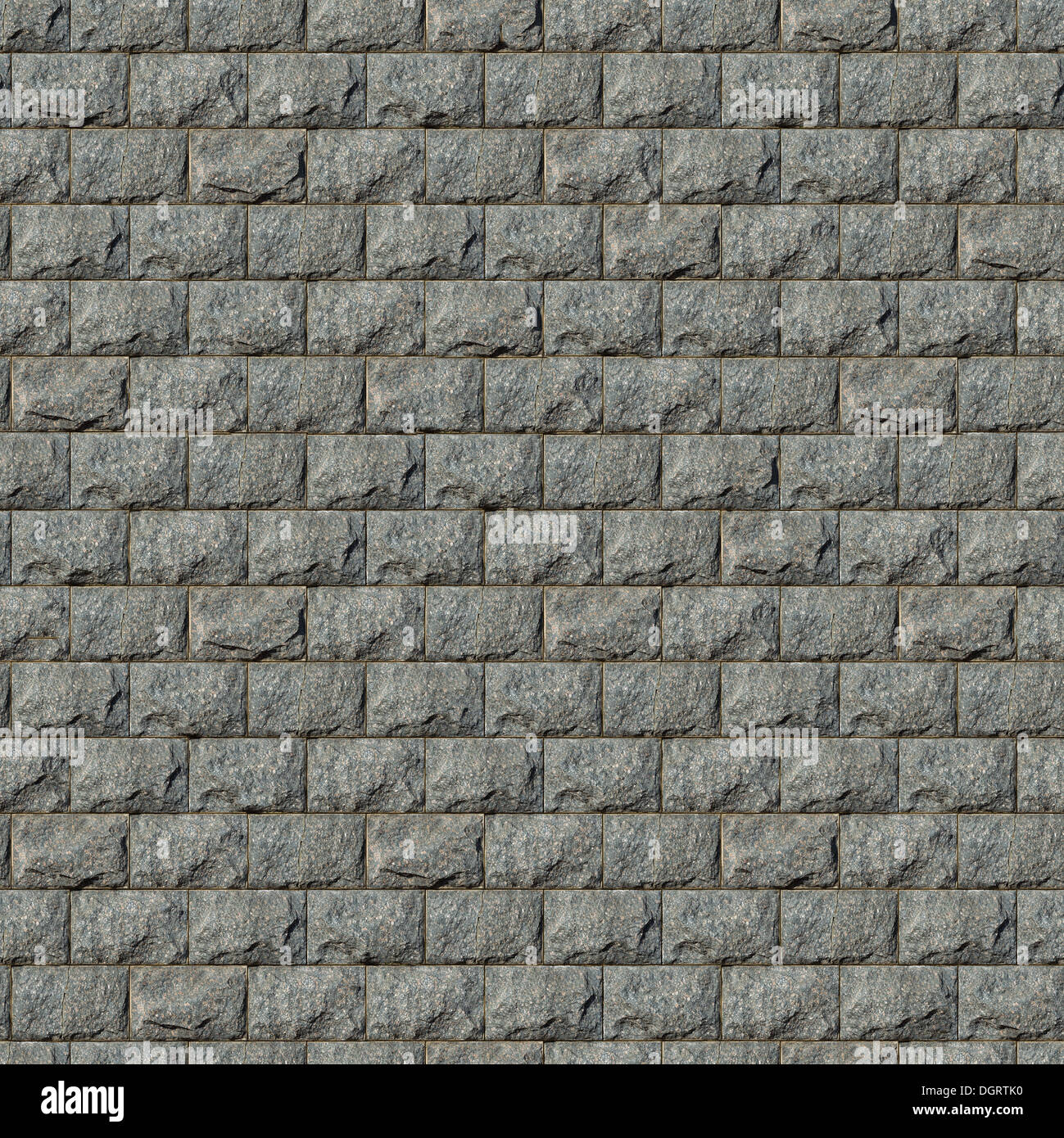 Seamless Texture della parete da blocchi di granito. Foto Stock
