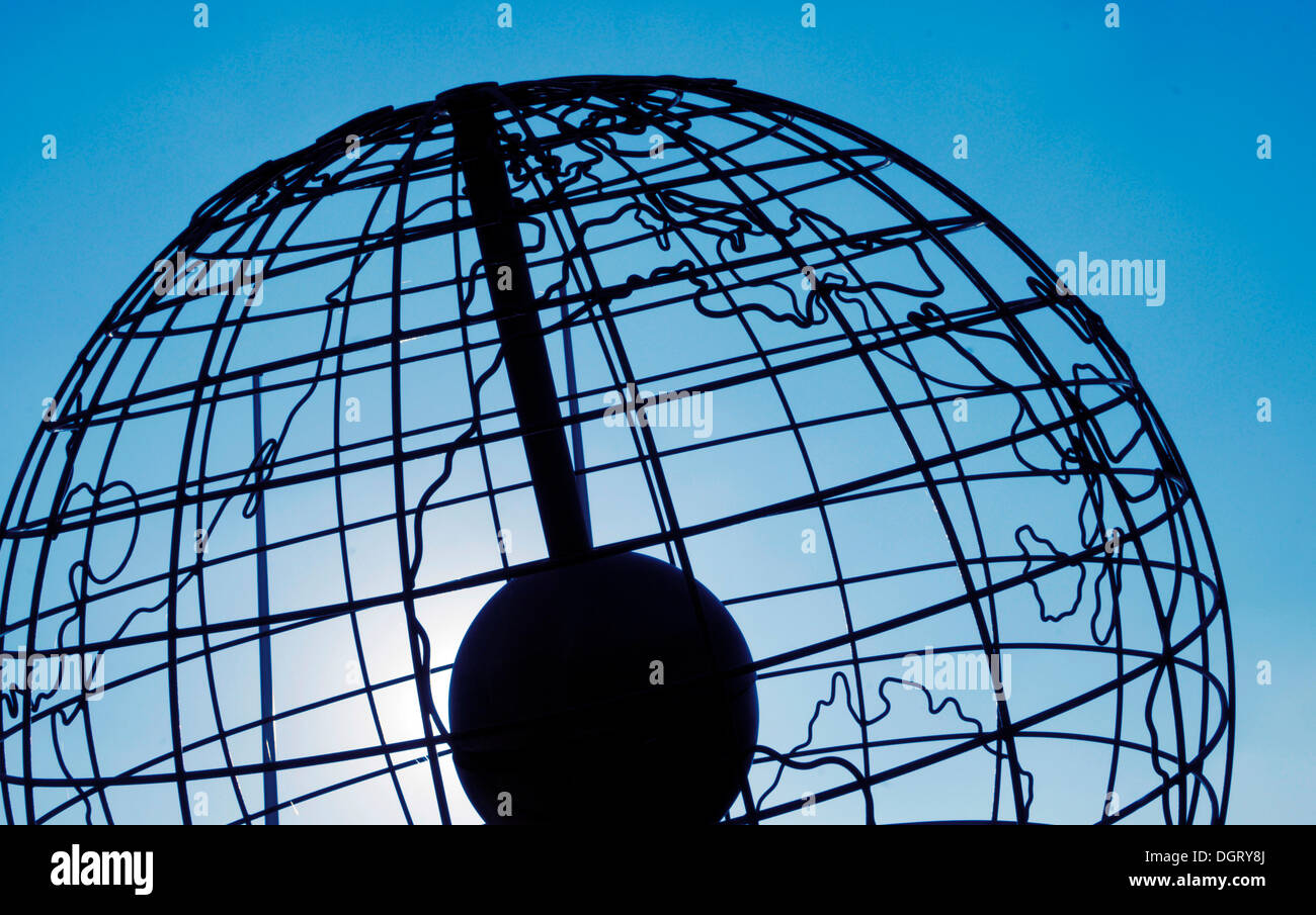 La scultura del globo, Monaco di Baviera Foto Stock