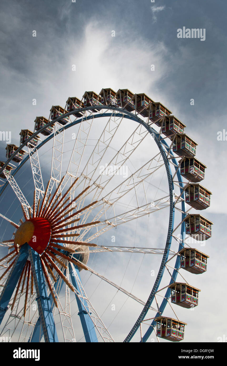 Ruota panoramica Ferris, Oktoberfest Monaco di Baviera Foto Stock