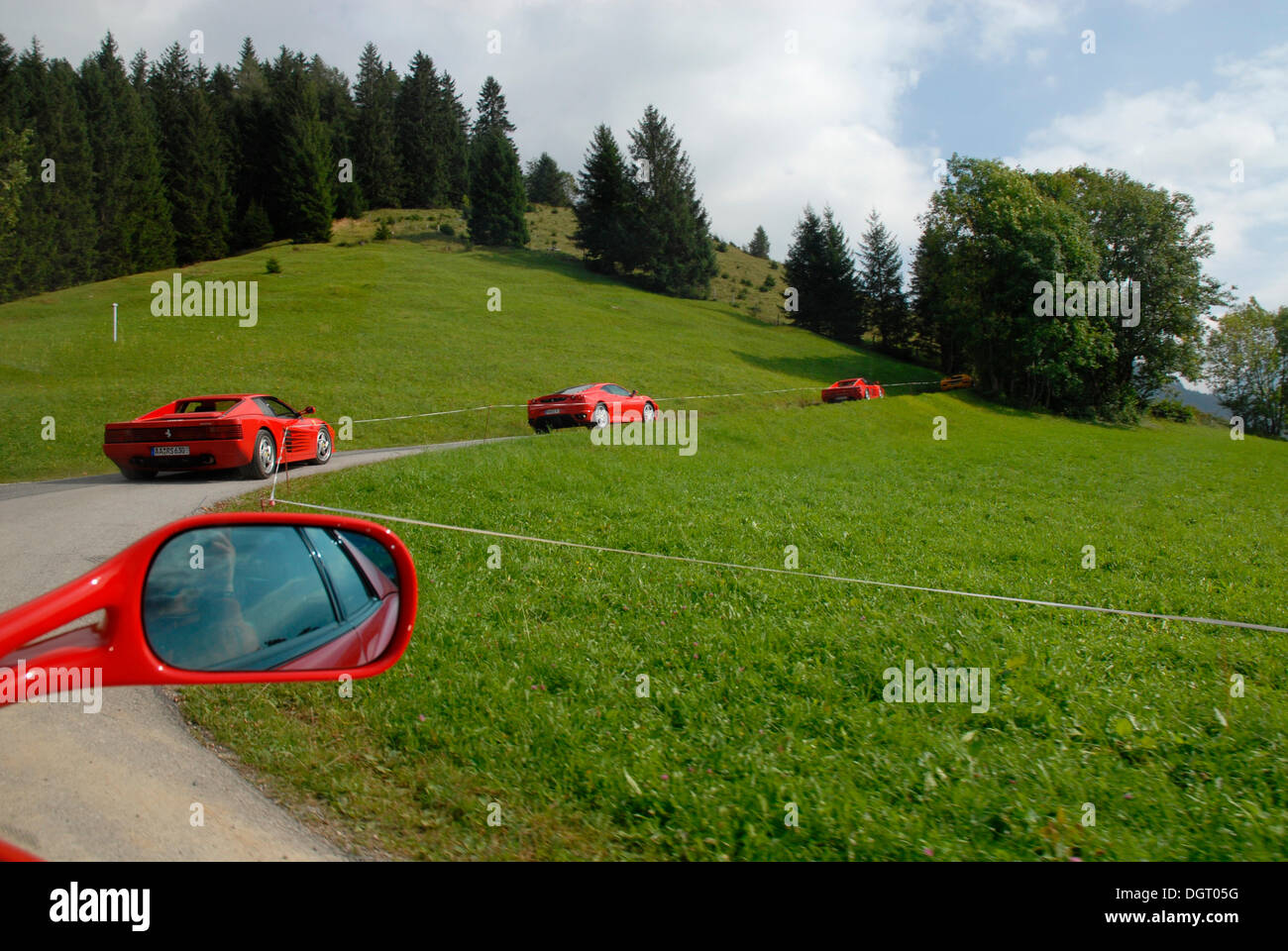 Raccolta delle vetture Ferrari, Bad Reichenhall, Bavaria Foto Stock