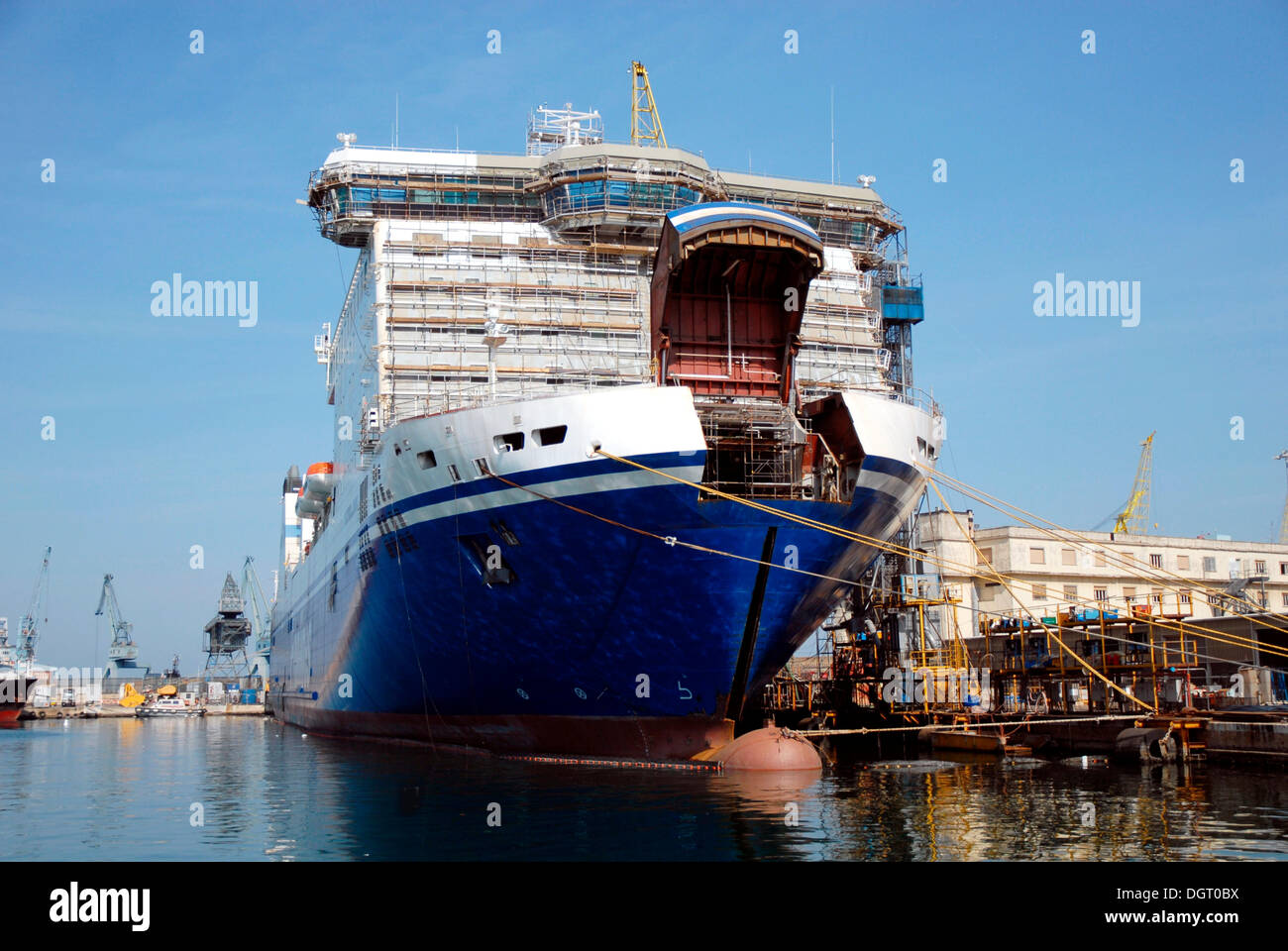 "Settentrionali Link', costruita da Fincantieri a Castellammare di Stabia, rifiniture interne completate in Ancona, opera tra Foto Stock