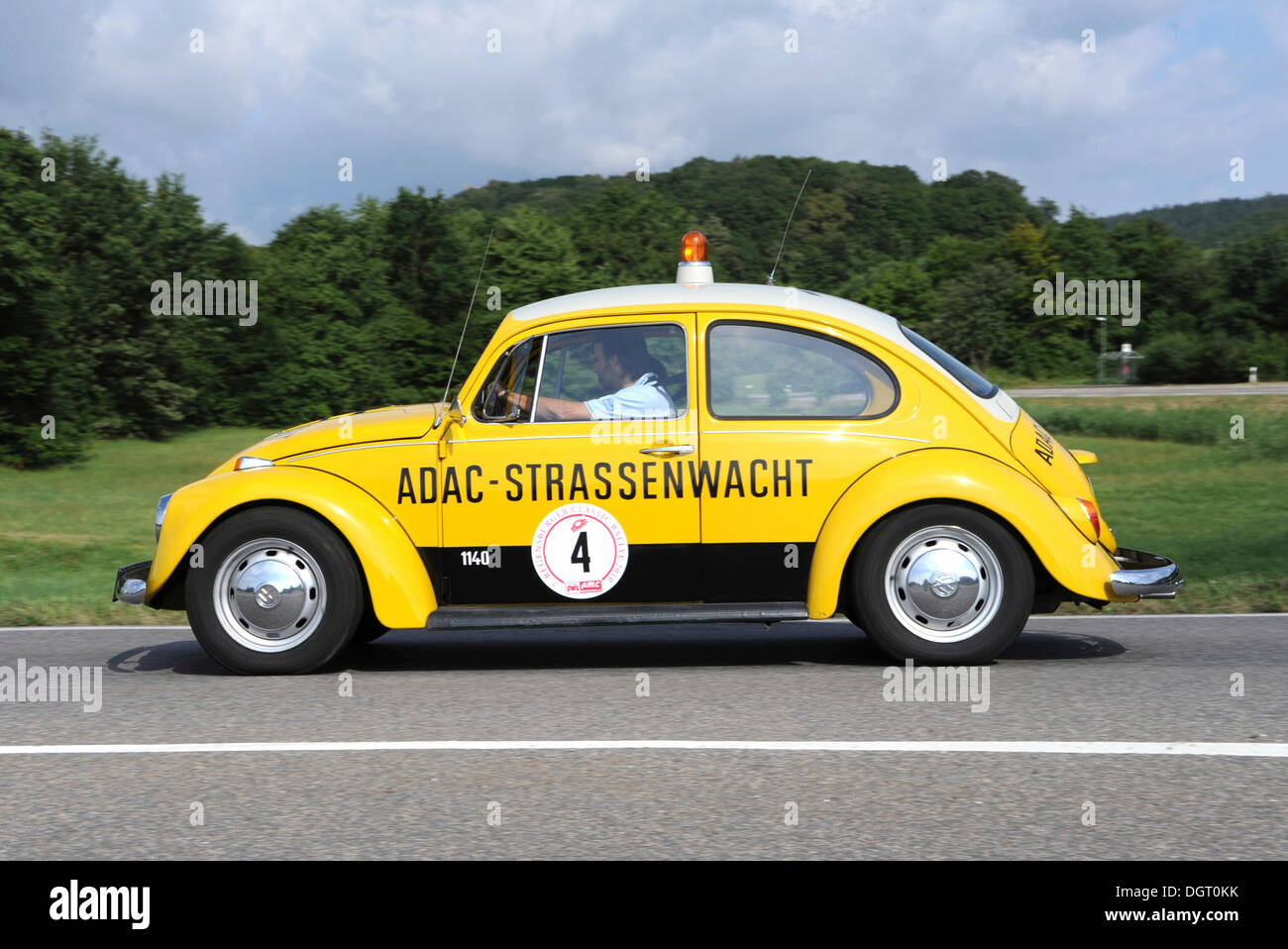 VW Beetle, costruito nel 1972, 34 hp, driver Goetzenberger Cristiana, passeggero Tobias Goetzenberger, 7. Regensburger Classic Rallye Foto Stock