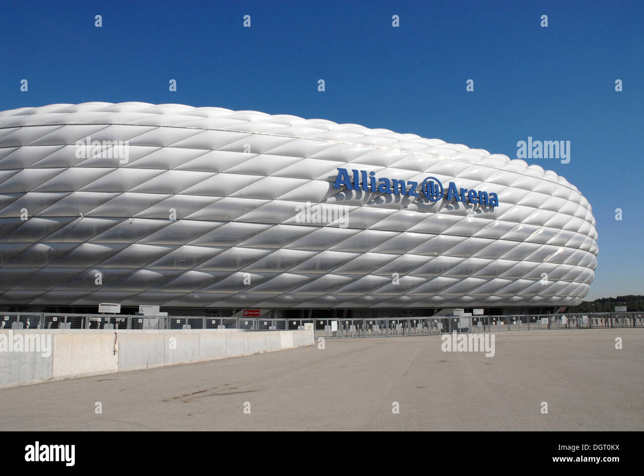 Stadio di calcio Allianz Arena a Monaco di Baviera Foto Stock