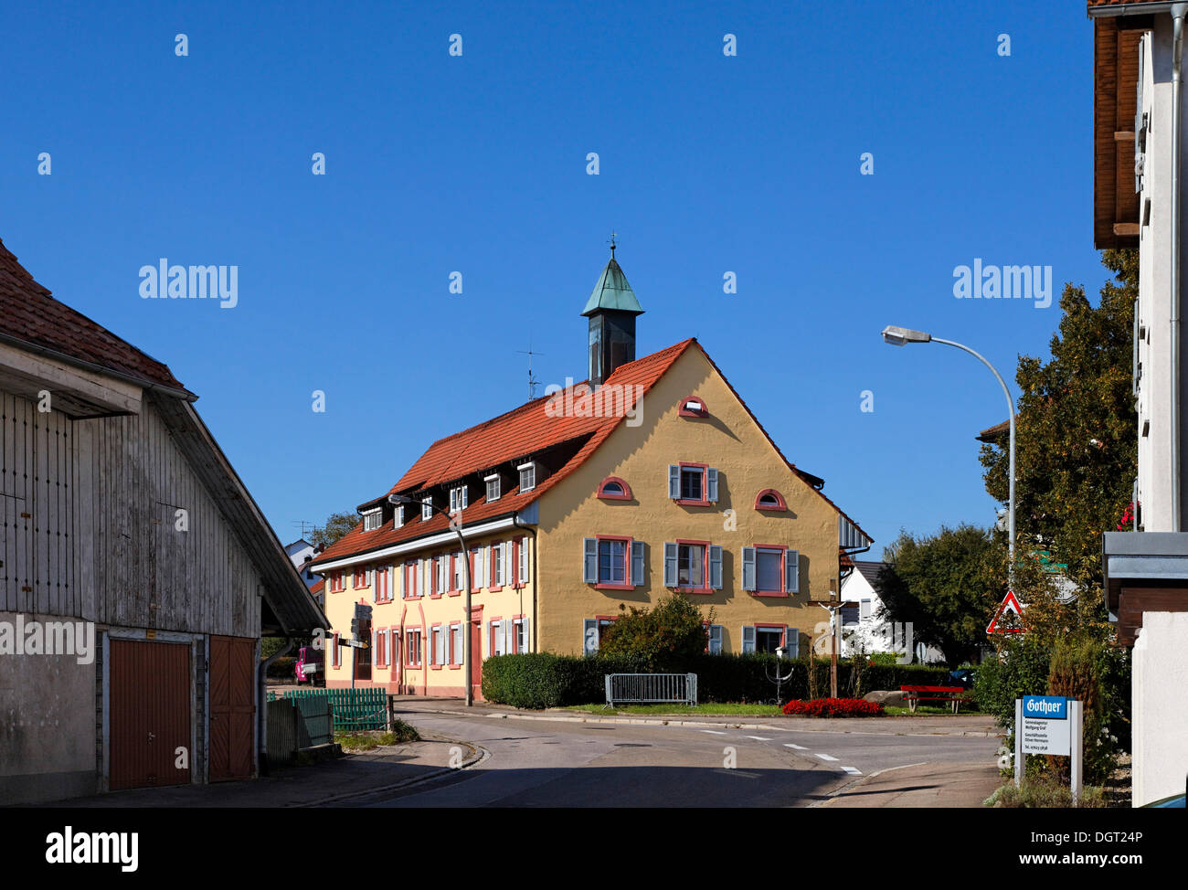 Haus der Vereine edificio, Karsau, Rheinfelden - Baden Baden Wuerttemberg Foto Stock