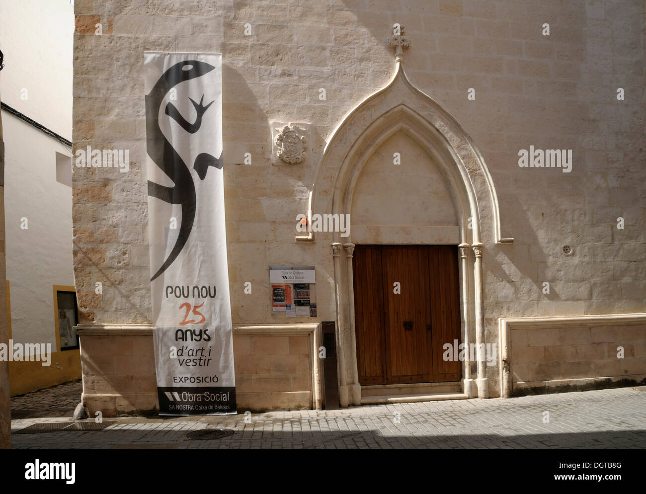 Sala de Cultura, Sant Josep, Ciutadella, Menorca, isole Baleari, Spagna, Europa Foto Stock