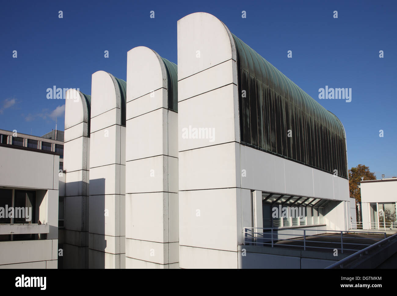 L'Archivio Bauhaus, l'ultimo edificio progettato da Walter Gropius, fondatore del Bauhaus, prima della sua morte nel 1969, Berlino Foto Stock