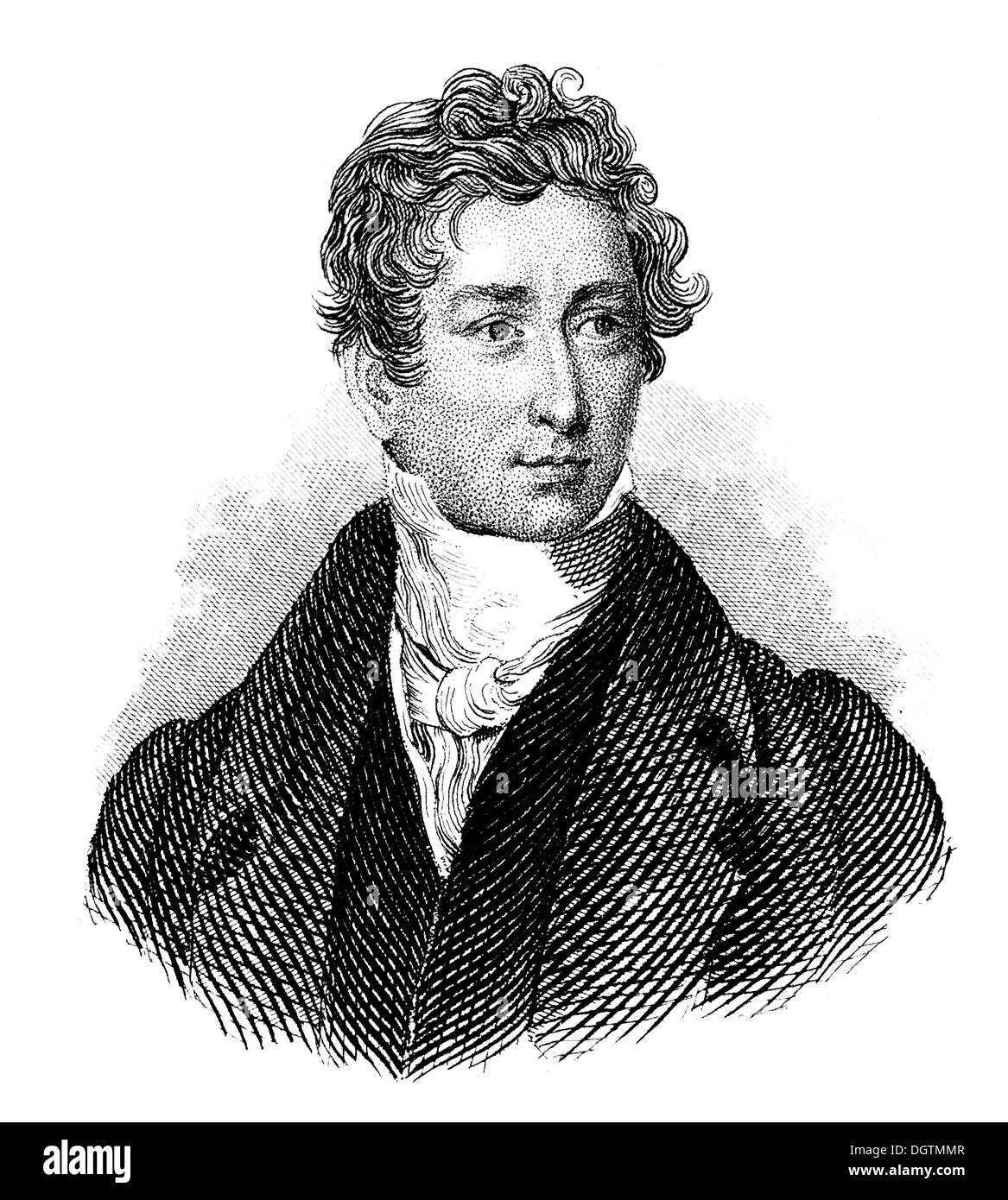 Sir Robert Peel, 2° Baronet, 1788-1850, un conservatore britannico statista, Primo Ministro del Regno Unito Foto Stock