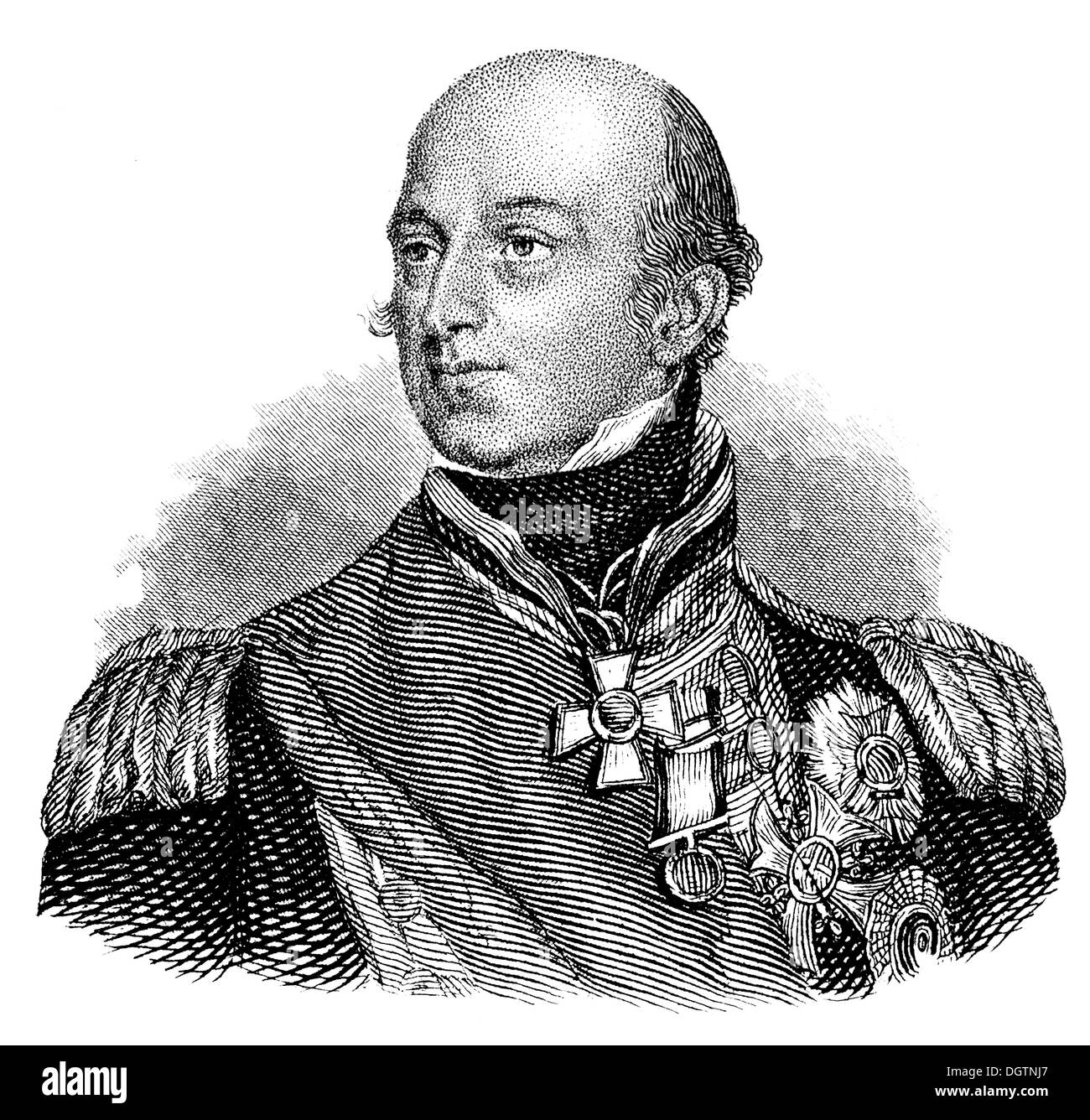 Sir Edward Codrington GCB RN, 1770 - 1851, un ammiraglio inglese, Foto Stock