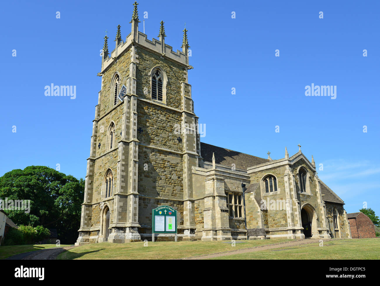 St Wilfrid chiesa Parrocchiale, Church Street, Alford, Lincolnshire, England, Regno Unito Foto Stock