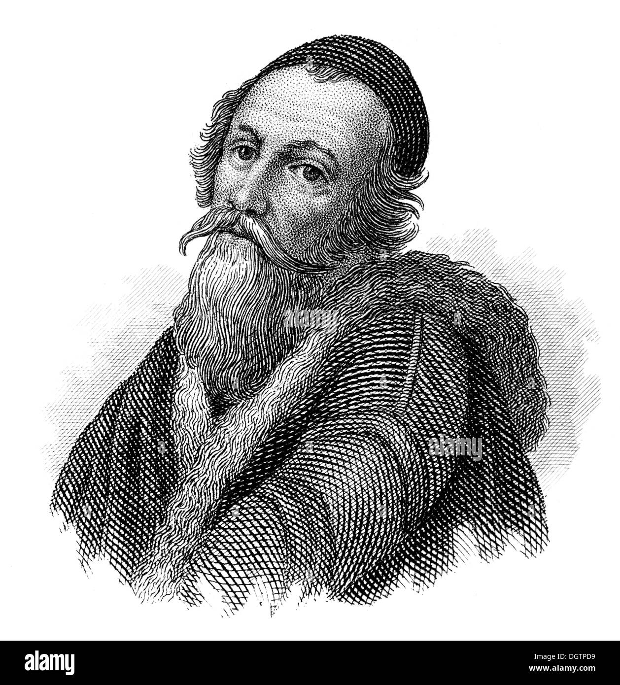 John Amos Comenius, 1592 - 1670, un ceco-parlando insegnante moravo, educatore e scrittore Foto Stock