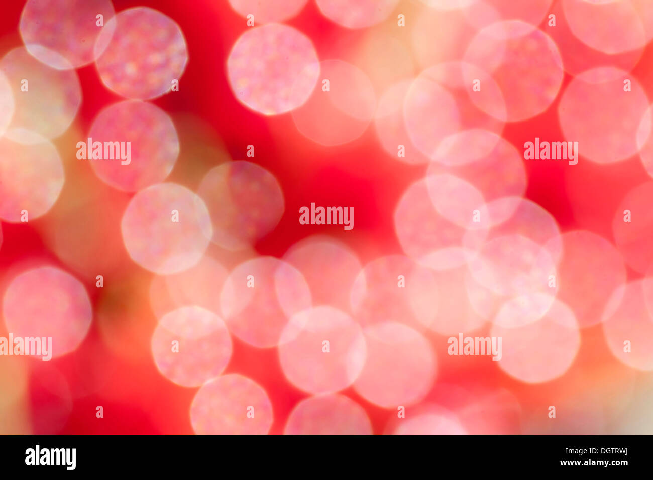 Abstract di sfondo bokeh di fondo rosso Foto Stock