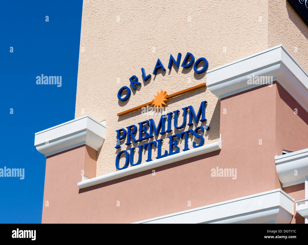 Orlando Premium Outlets Mall, Vineland Avenue, Lake Buena Vista Orlando, Florida centrale, STATI UNITI D'AMERICA Foto Stock