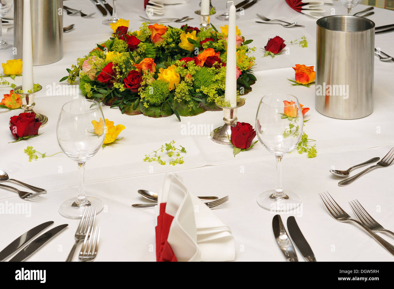 Catering per matrimoni Foto Stock