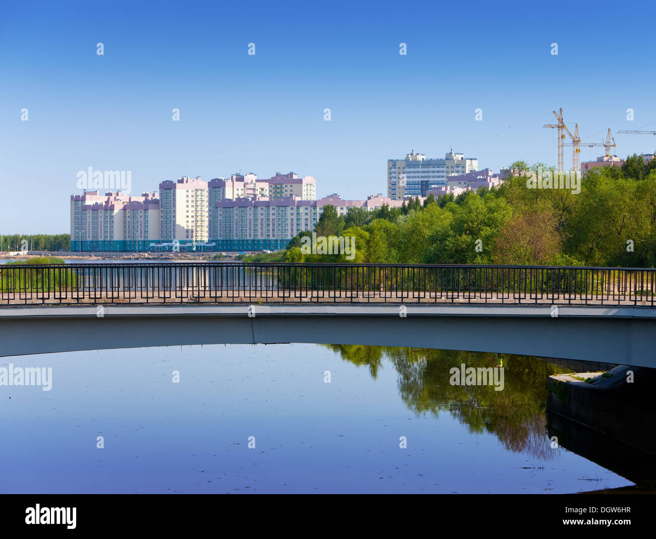 Nuovo standard di costruzione delle città. La Russia. Foto Stock
