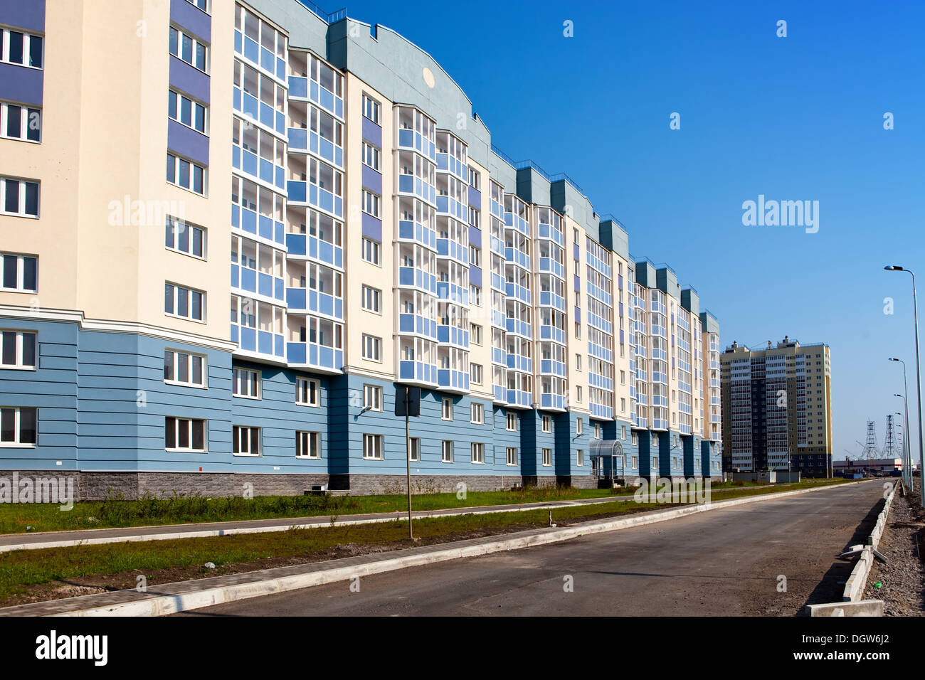 Nuovo standard di costruzione delle città. La Russia. Foto Stock