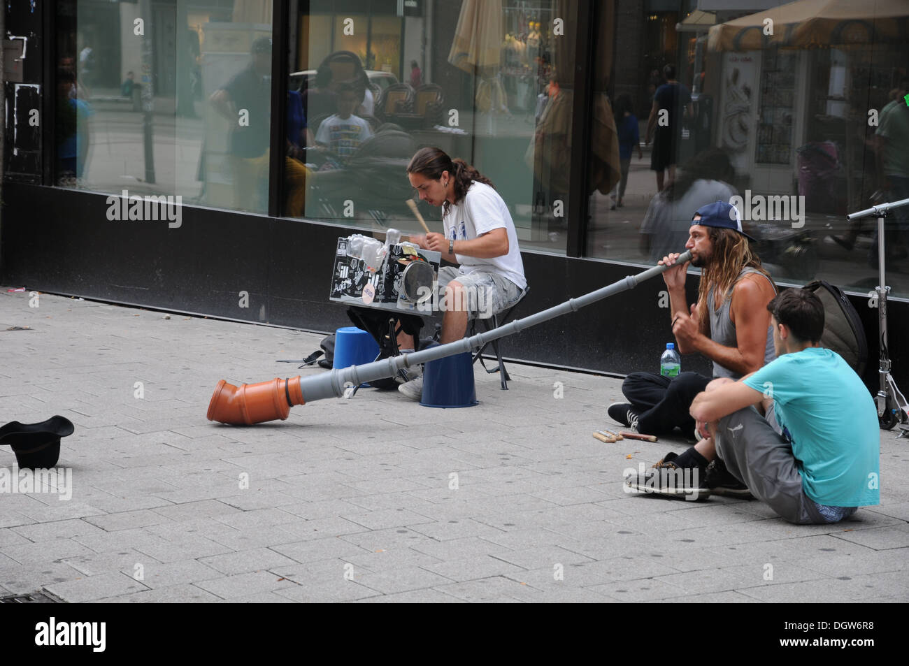 Street-musicisti Foto Stock