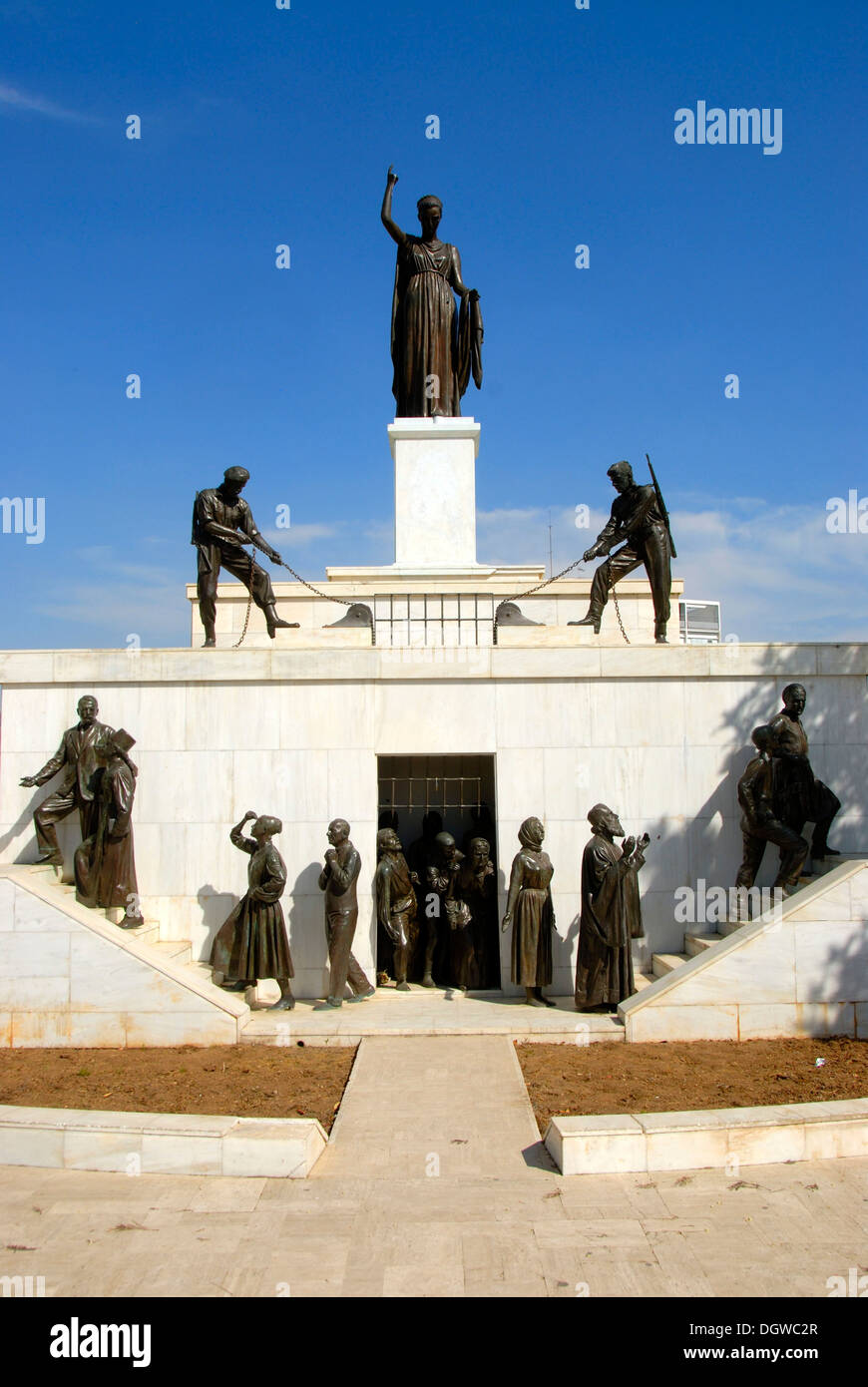 Monumento Liberty, Podokataro Bastion, Nicosia, Lefkosia, Cipro del Sud, Repubblica di Cipro, Mare Mediterraneo, Europa Foto Stock
