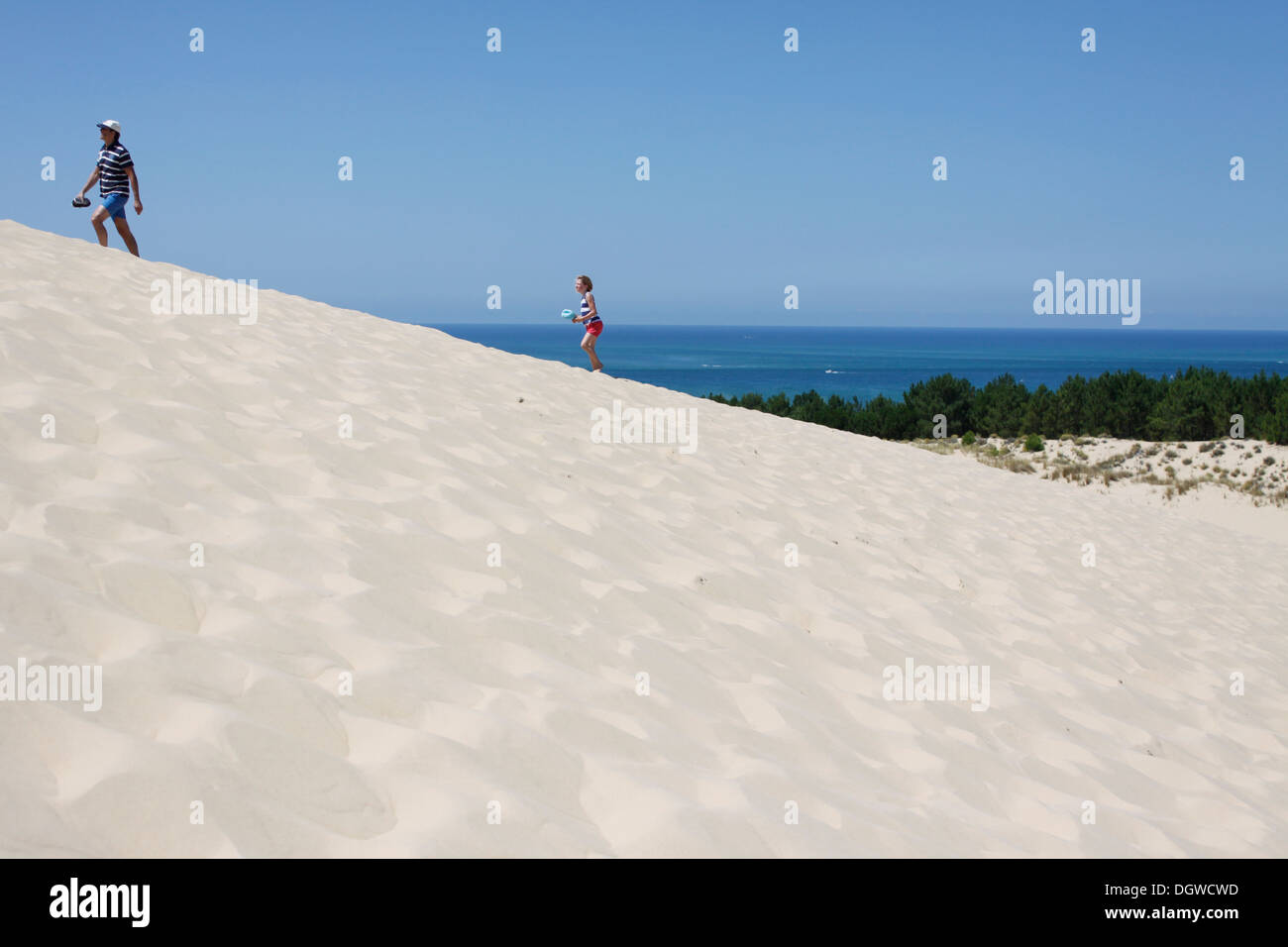 Dune du Pyla, Bassin d'Arcachon, Gironde, Aquitaine, Francia. Foto Stock