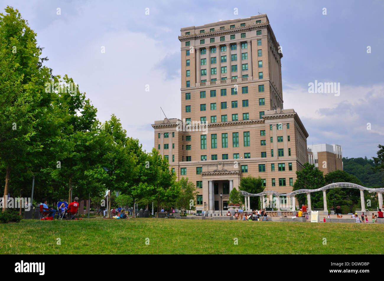 Downtown Asheville, North Carolina, STATI UNITI D'AMERICA Foto Stock