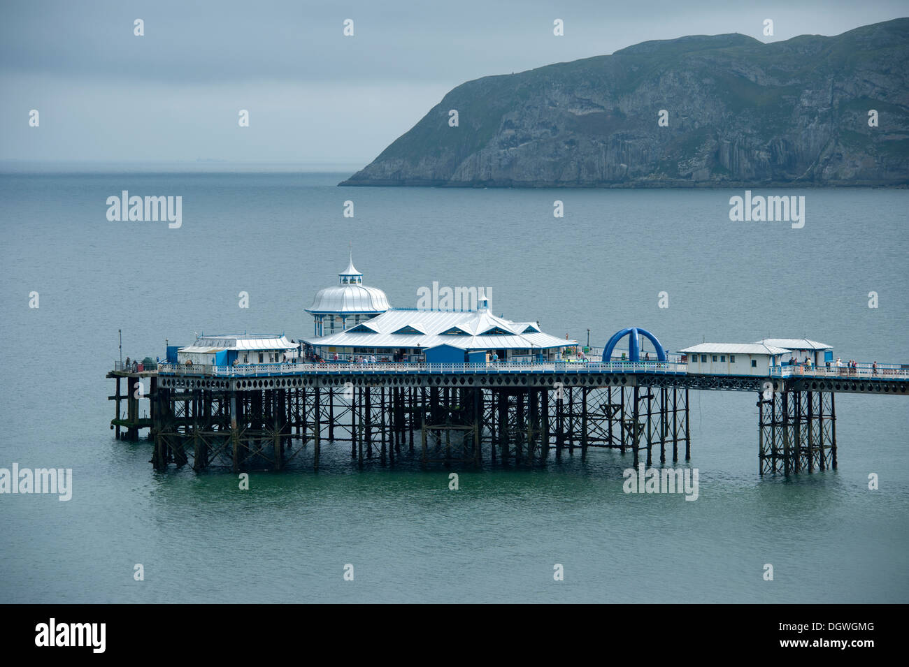 Llandudno Pier Wales UK Foto Stock