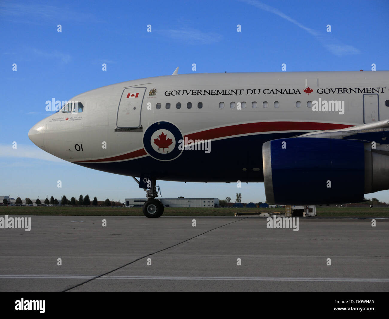 Airbus CC-150 Polaris, RCAF 01, Canada governo VIP in Aereo Aeroporto di Ottawa, Canada, 3 ottobre 2013 Foto Stock