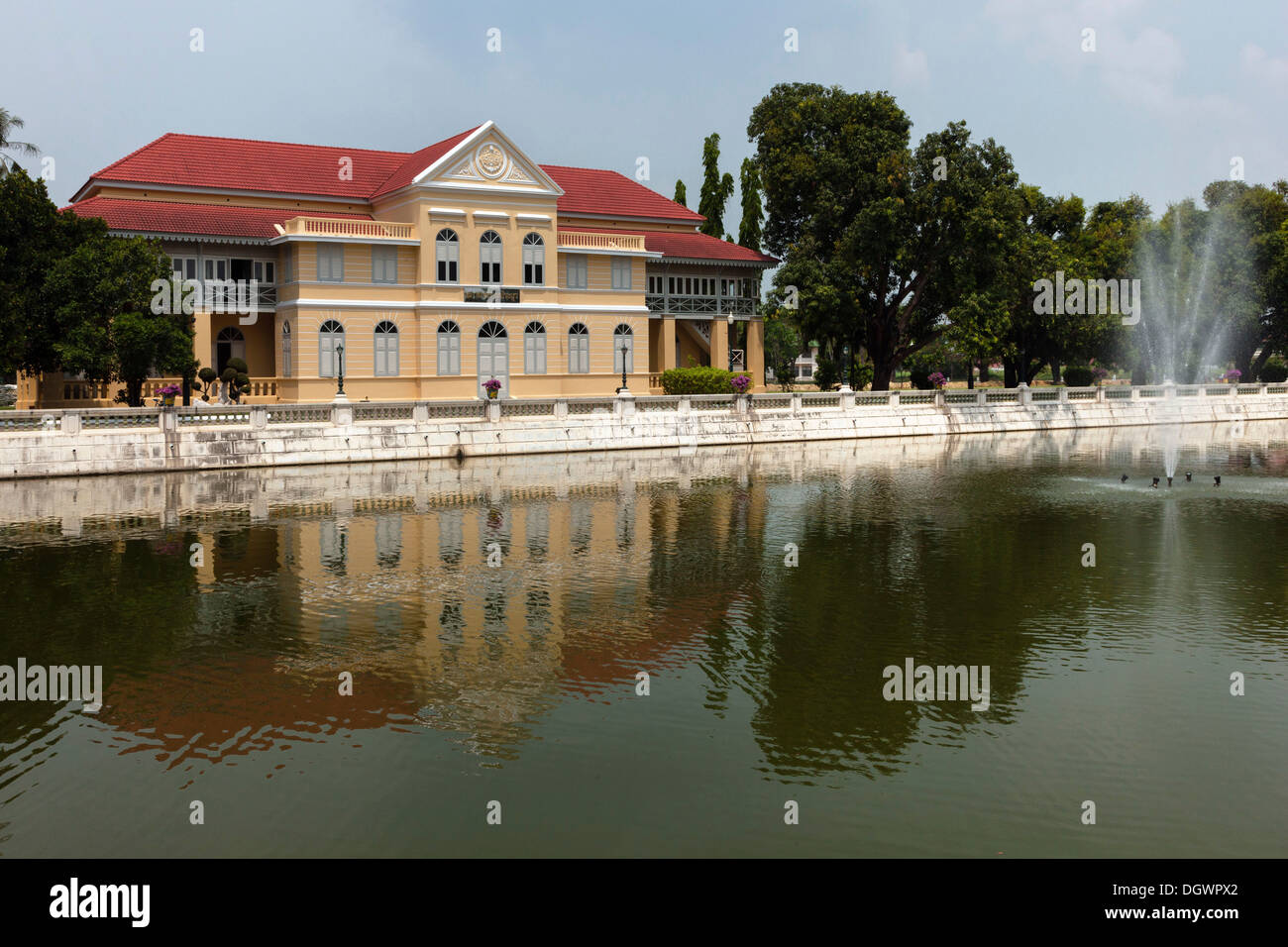 Bang Pa-In, palazzo estivo della famiglia reale, Ayutthaya, Thailandia, Asia Foto Stock