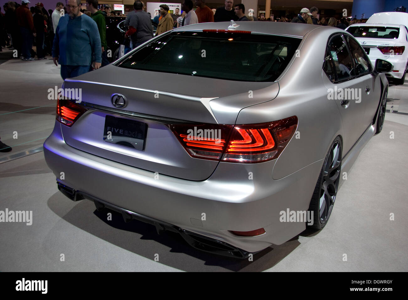 Lexus LS Progetto F Sport. Il 2013 Chicago Auto Show Foto Stock