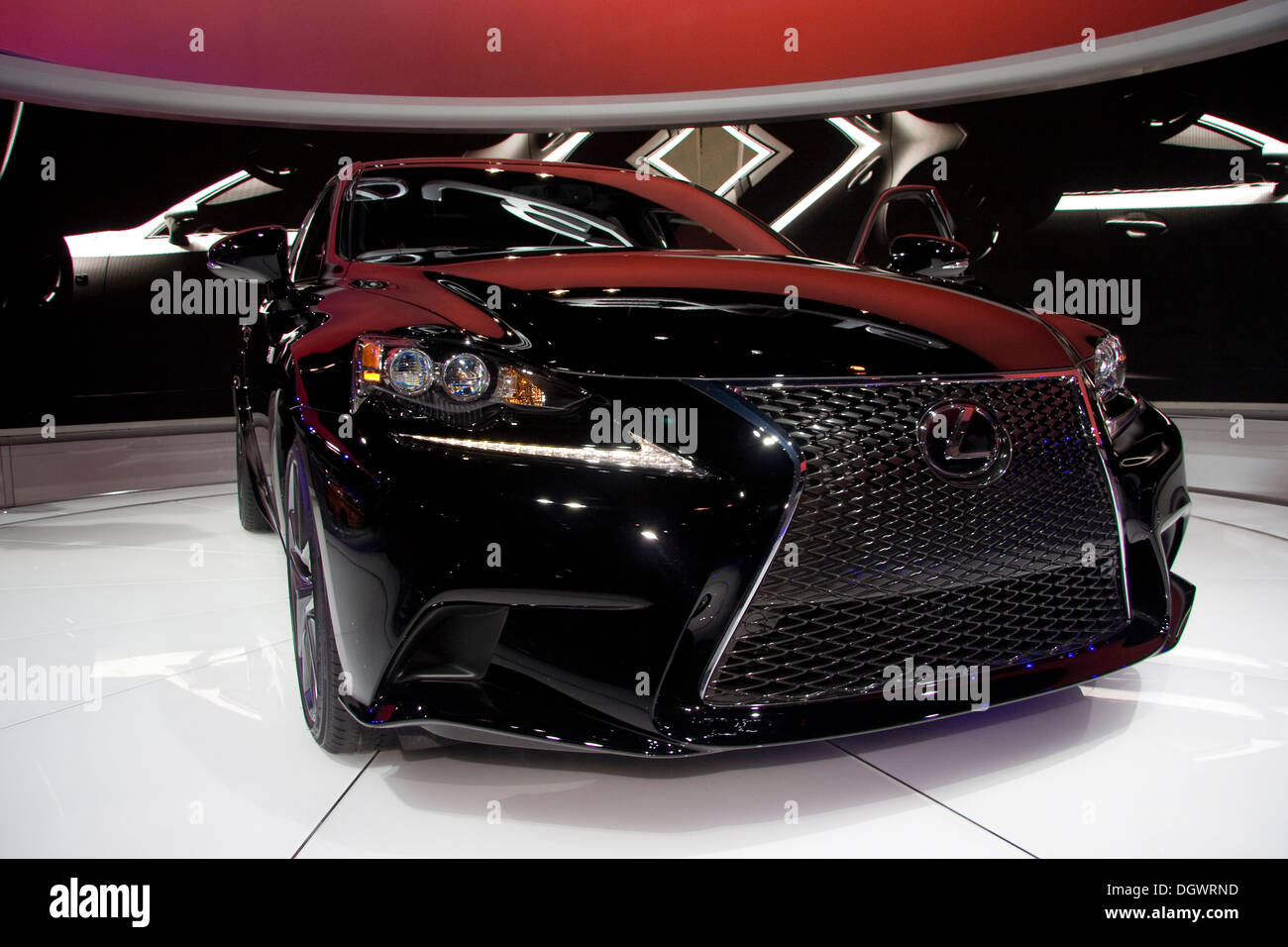 Il 2013 Chicago Auto Show. Lexus IS 350 F Sport Foto Stock