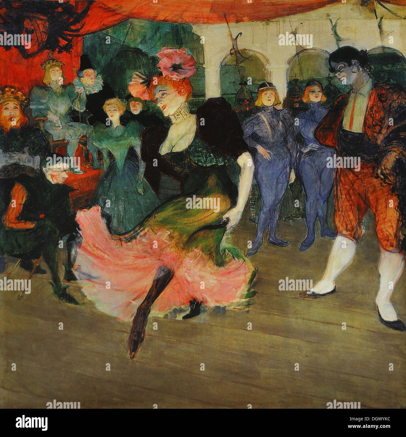 Marcelle mutuante Dancing Bolero in "Chilpéric" - da Henri de Toulouse-Lautrec, 1896 Foto Stock