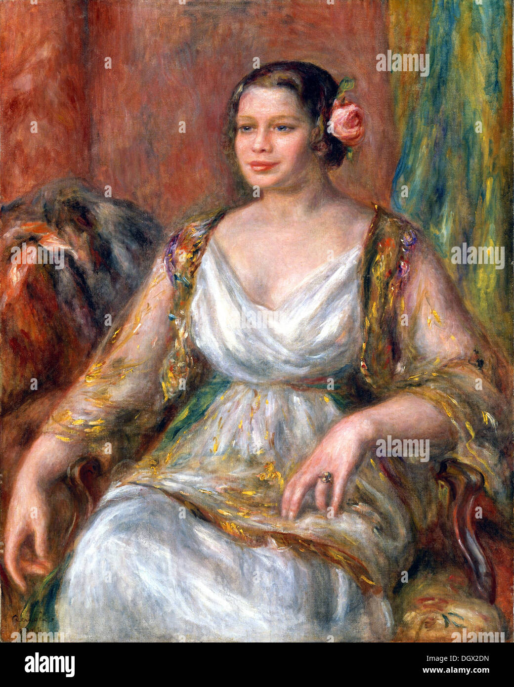 Tilla Durieux (Ottilie Godeffroy) - di Pierre-Auguste Renoir, 1914 Foto Stock