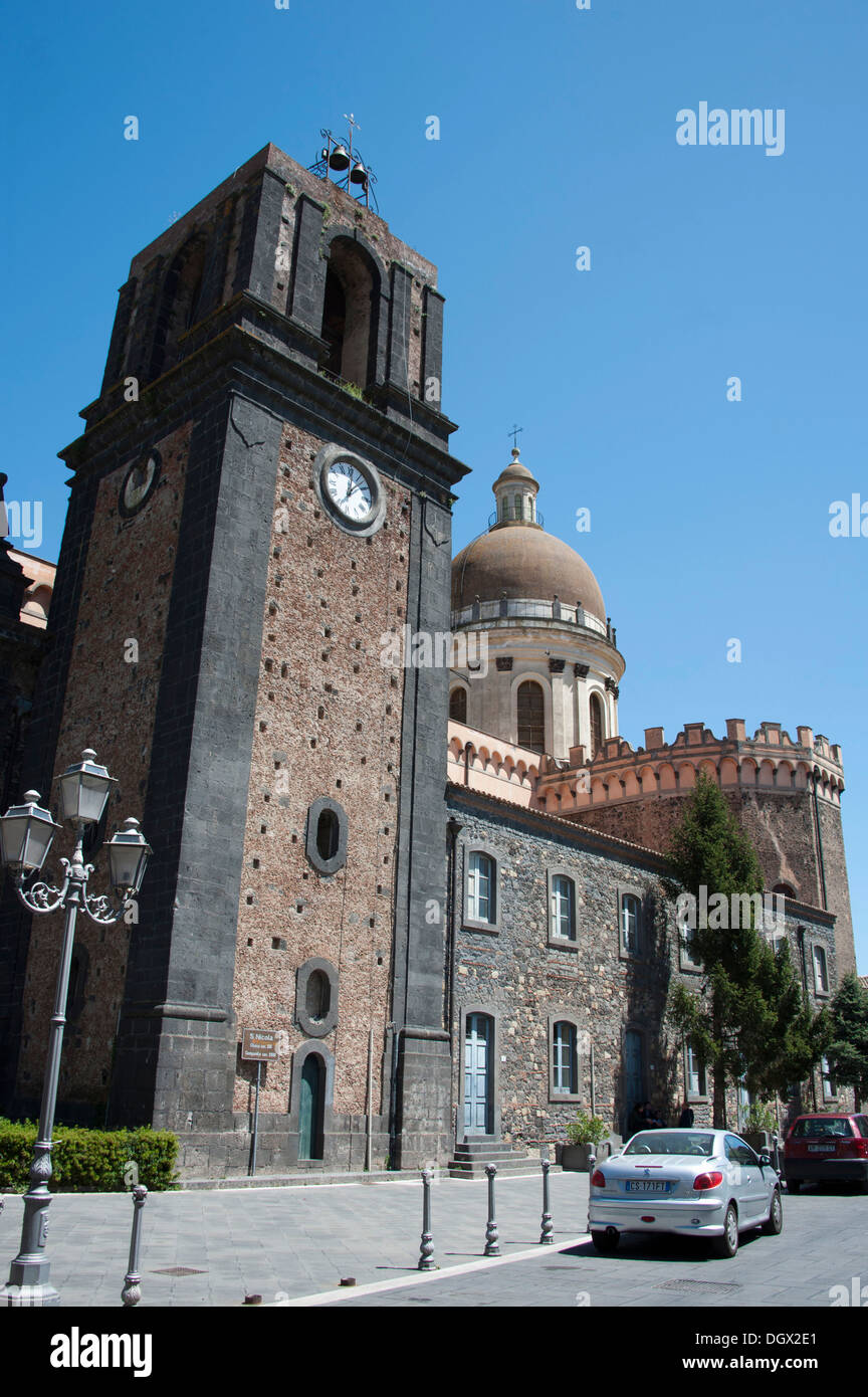 Chiesa di San Nicola, Randazzo, provincia di Catania, Sicilia, Italia, Europa Foto Stock
