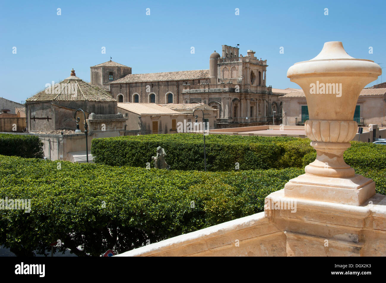Chiesa di San Carlo Borromeo Chiesa, Noto, provincia di Siracusa, Sicilia, Italia, Europa Foto Stock